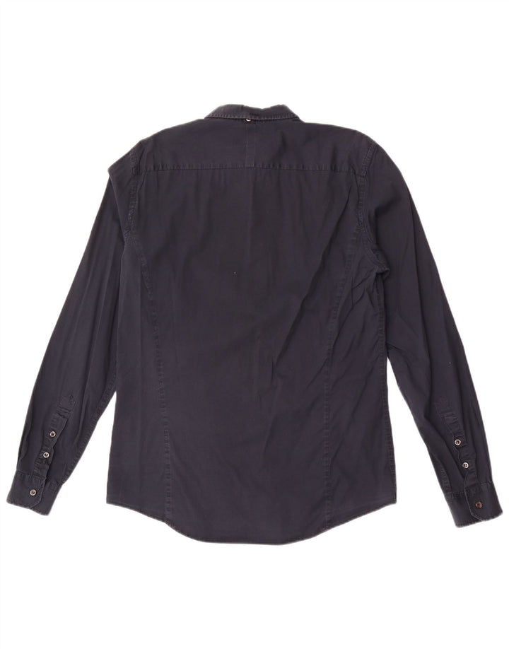 Camicia da uomo Gas Large blu navy
