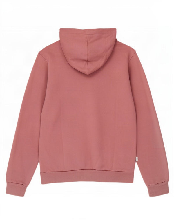 Felpa con cappuccio grafica da donna Puma UK 12 cotone rosa medio