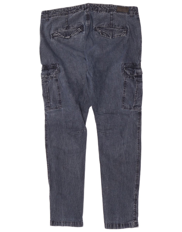 Jeans cargo slim da uomo Superdry W36 L32 cotone blu
