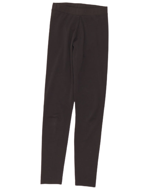 Leggings grafici da donna Adidas UK 8 Small poliestere nero