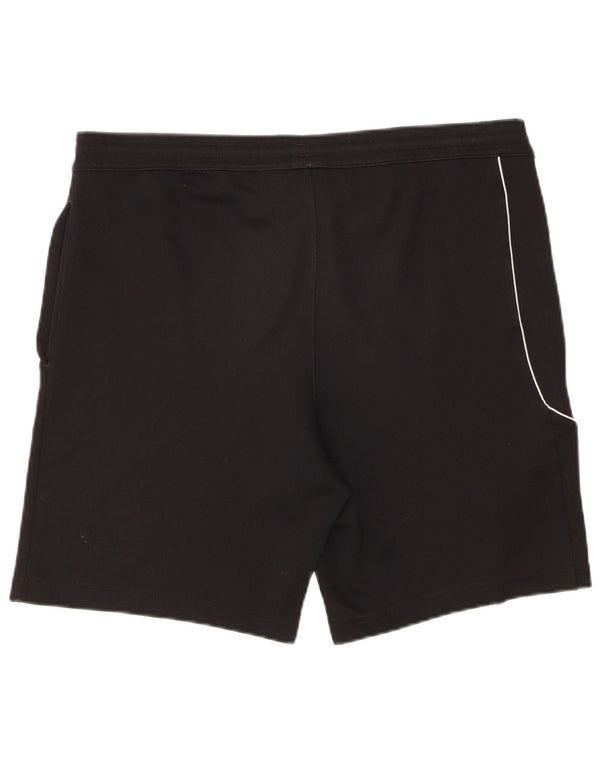 Pantaloncini sportivi Adidas Climalite da uomo grandi in poliestere nero