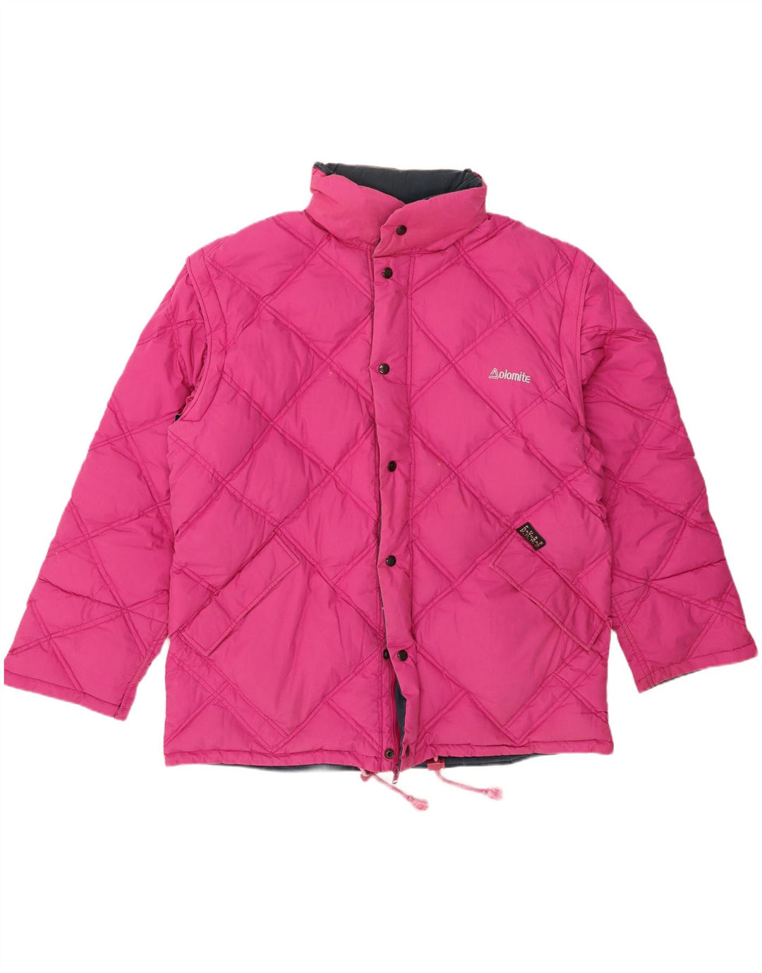 Giacca imbottita reversibile con cappuccio da uomo Dolomite UK 42 XL poliestere rosa