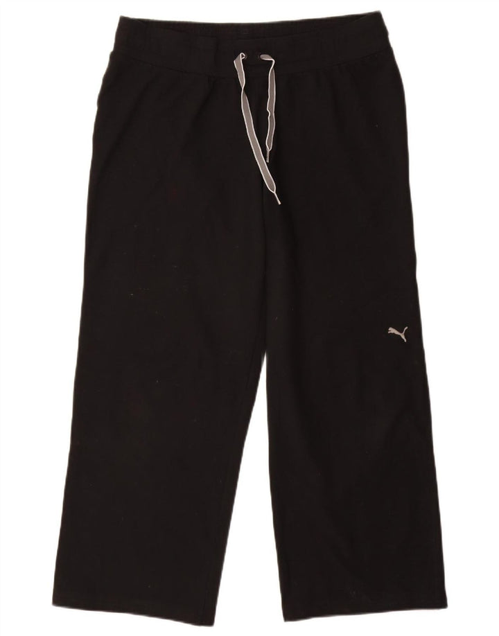 Pantaloni della tuta da donna PUMA UK 14 Large Nero Cotone