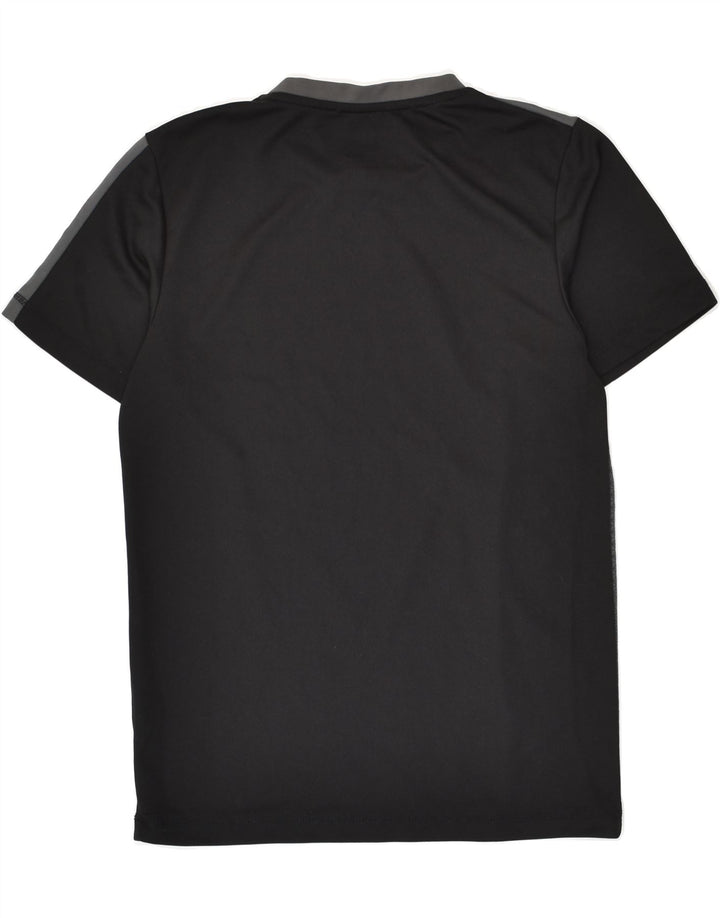 UMBRO Mens T-Shirt Top Small Black Colourblock | Vintage Umbro | Thrift | Second-Hand Umbro | Used Clothing | Messina Hembry 