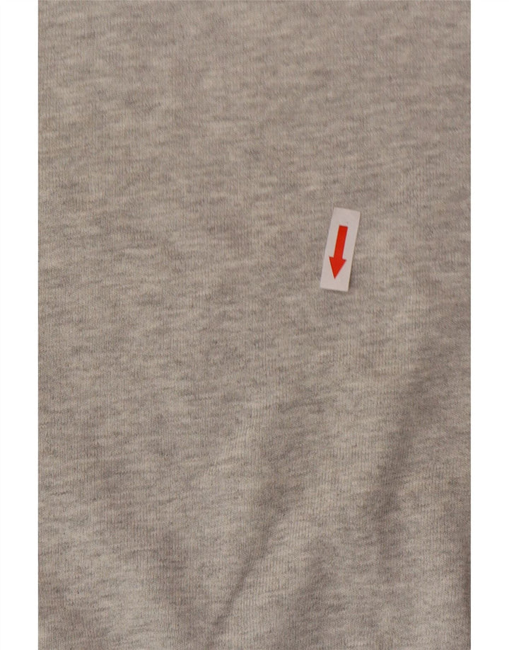 Felpa da uomo vintage maglione XL in cotone grigio