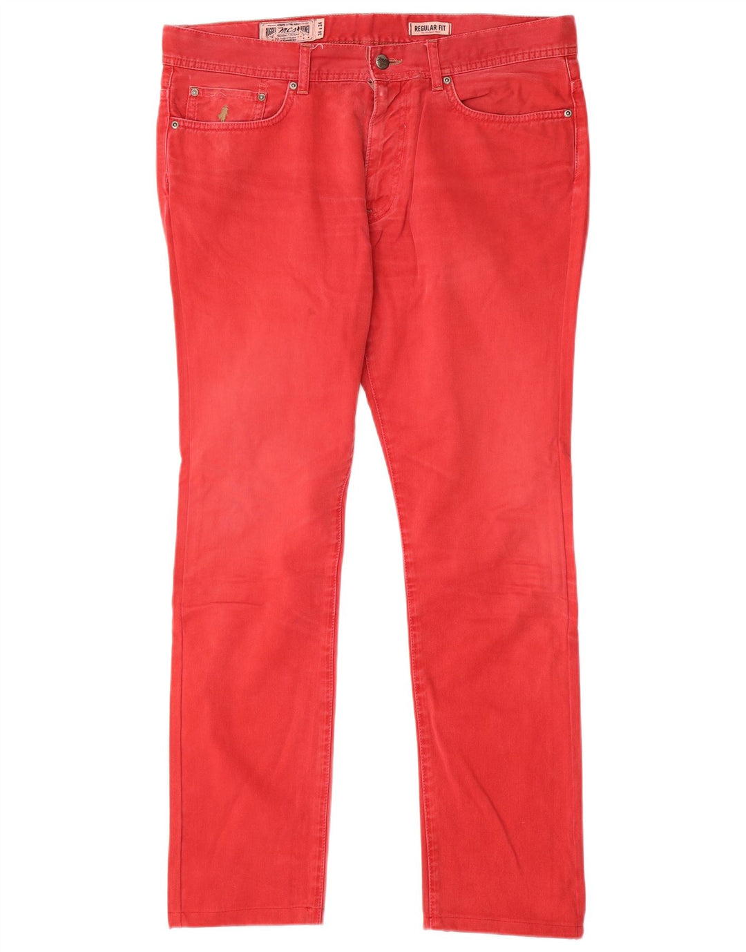 Jeans dritti da uomo vestibilità regolare Marlboro Classics W34 L31 Rossi