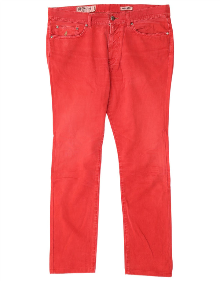 Jeans dritti da uomo vestibilità regolare Marlboro Classics W34 L31 Rossi