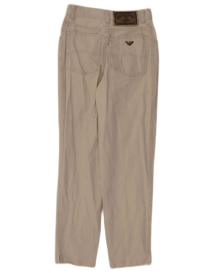 Jeans affusolati da donna Armani W27 L26 cotone grigio