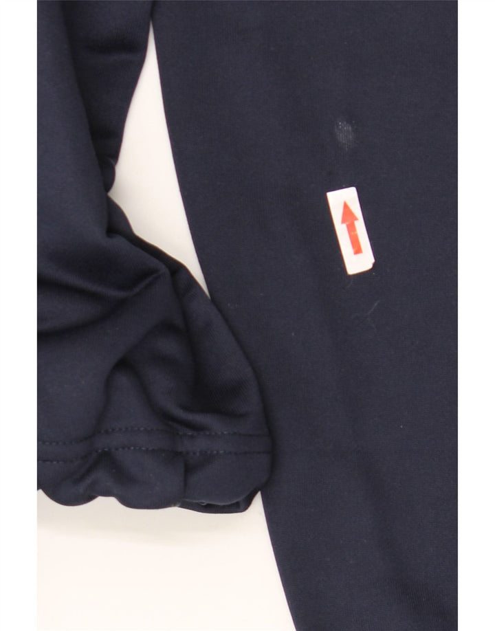 Canterbury - Tuta da uomo pullover con zip e collo, XL, in poliestere blu navy