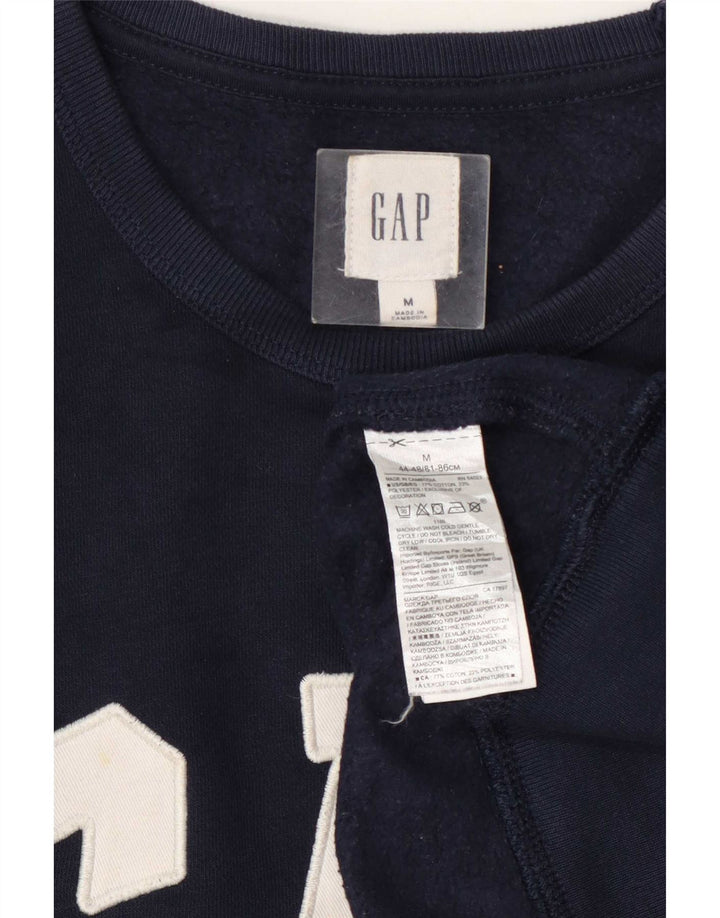Gap Felpa grafica da uomo in cotone medio blu navy