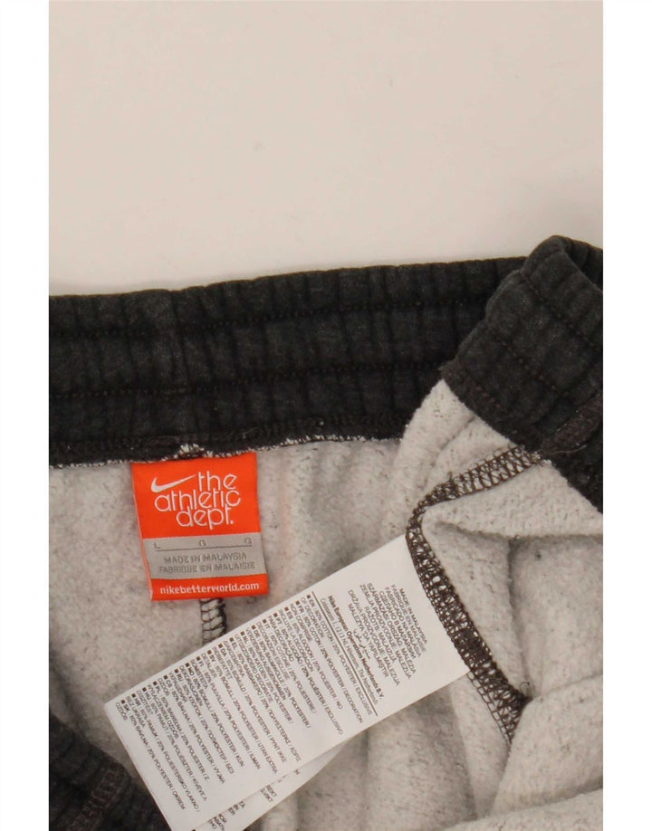 Pantaloni da tuta da uomo Nike Joggers grandi in cotone grigio