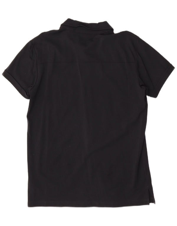Camicia a maniche corte da uomo Wrangler 2XL nera in poliammide
