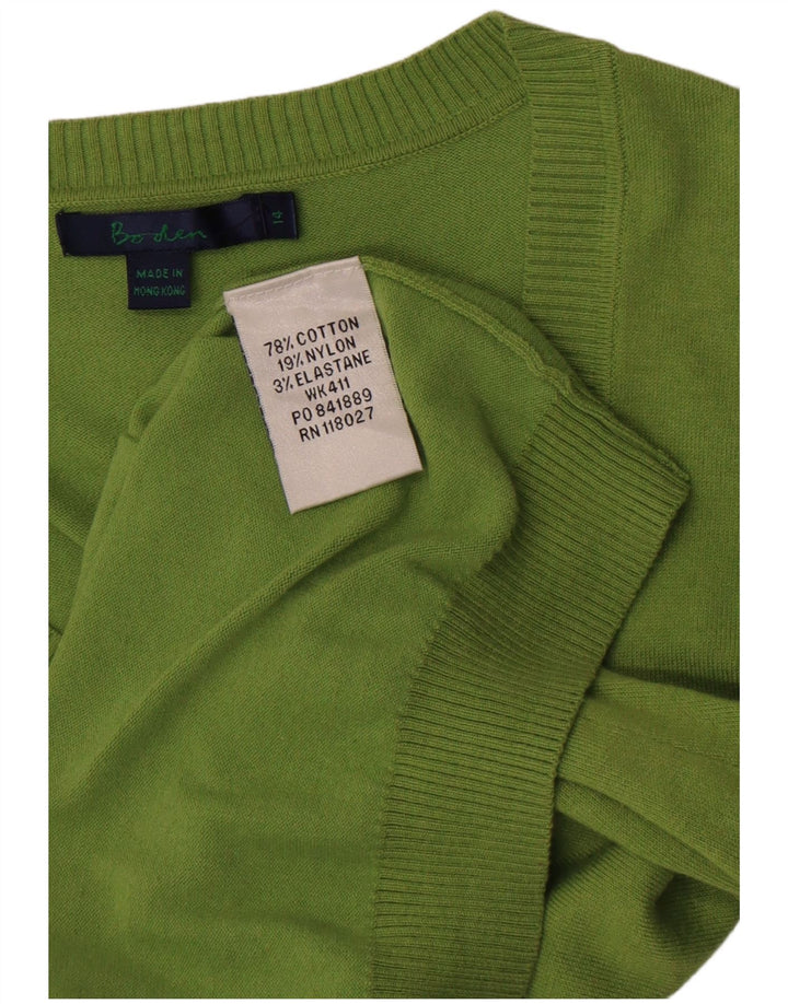 Maglione cardigan da donna Boden UK 14 Cotone verde medio
