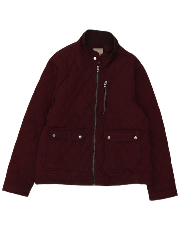 Giacca trapuntata da uomo Zara UK 44 2XL Borgogna