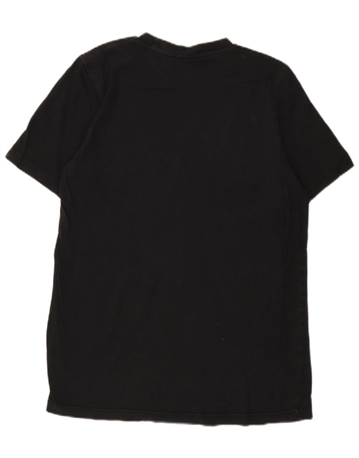 T-shirt grafica da uomo Adidas Top in cotone nero medio