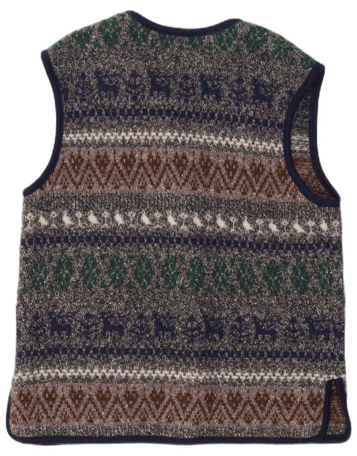 Maglione cardigan da donna Stapf EU 42 Large Fair Isle multicolore