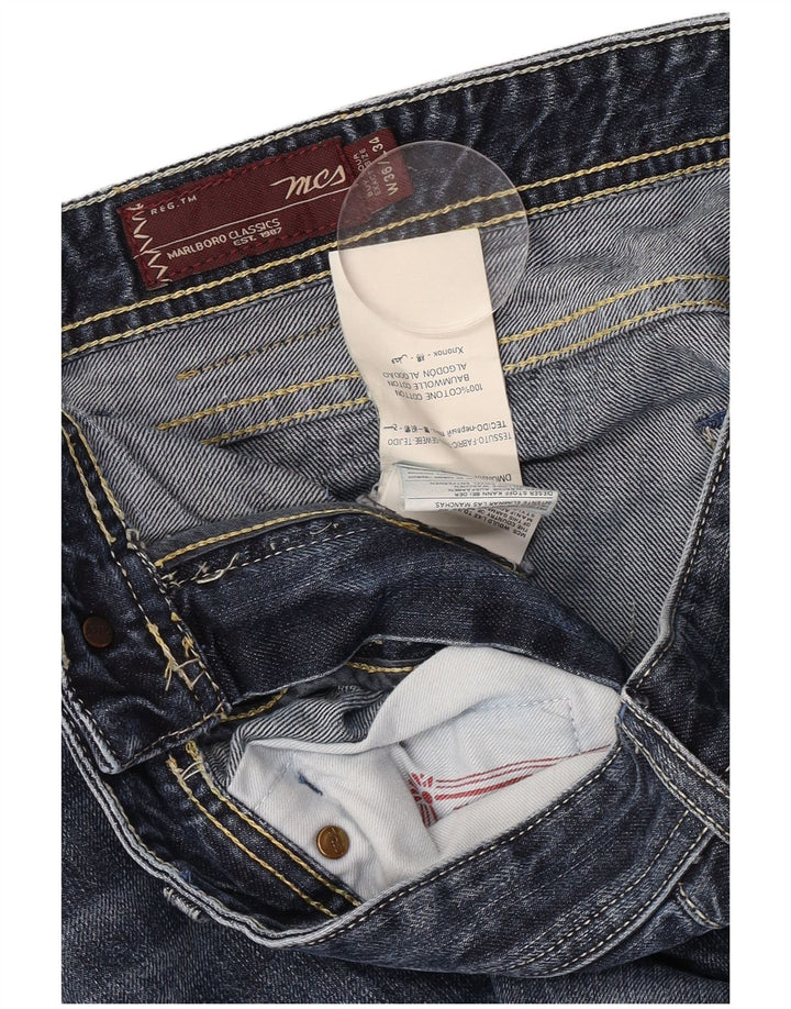Jeans dritti da uomo Marlboro Classics W36 L34 cotone blu