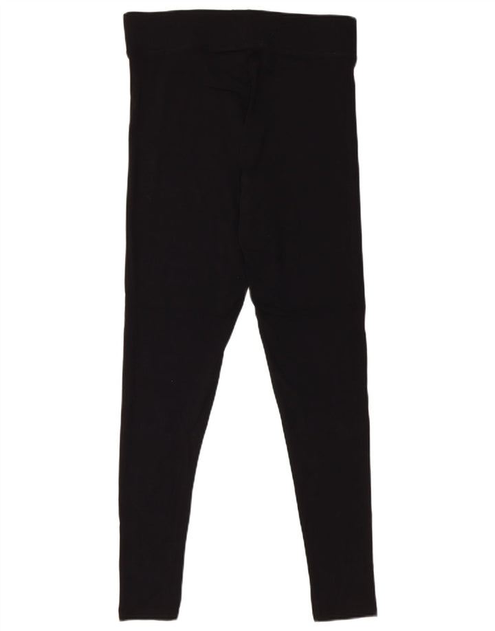 Leggings da donna Marks & Spencer UK 12 cotone nero medio