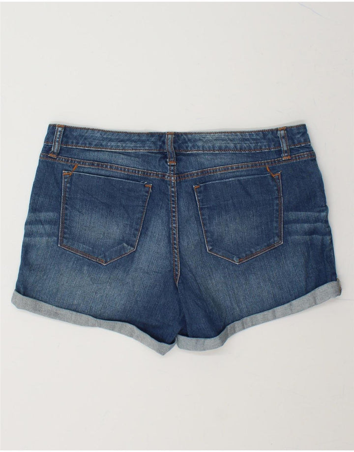 MOSSIMO Womens Denim Shorts US 12 Large W34 Blue Cotton Vintage Mossimo and Second-Hand Mossimo from Messina Hembry 