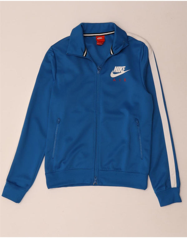 Giacca da ginnastica da uomo Nike Small Blu in poliestere color block