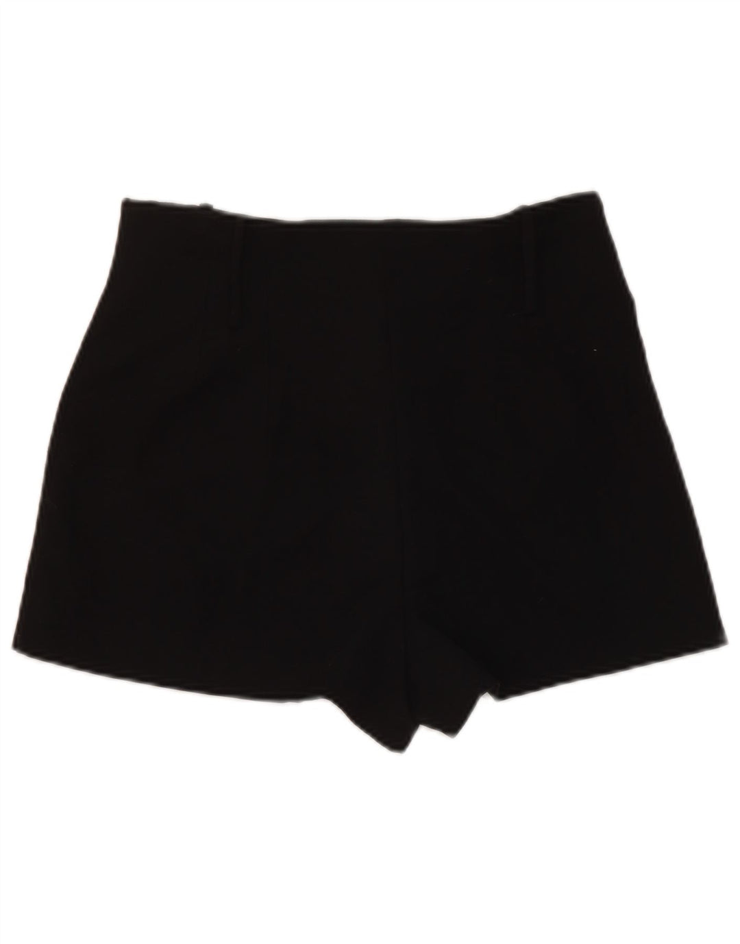 Pantaloni caldi a vita alta da donna Zara medi W28 poliestere nero