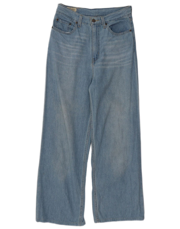 Jeans Levi's da donna a gamba larga a vita alta W28 L26 cotone blu