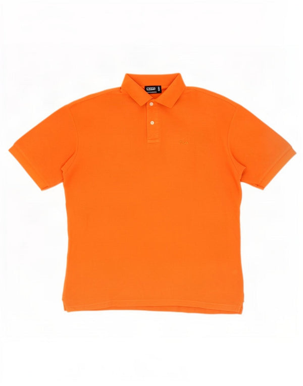 Polo Uomo Fila IT 52 Large Arancione Cotone