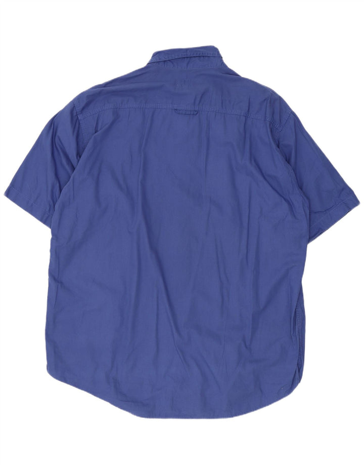 Camicia a maniche corte da uomo Levi's Large Blu