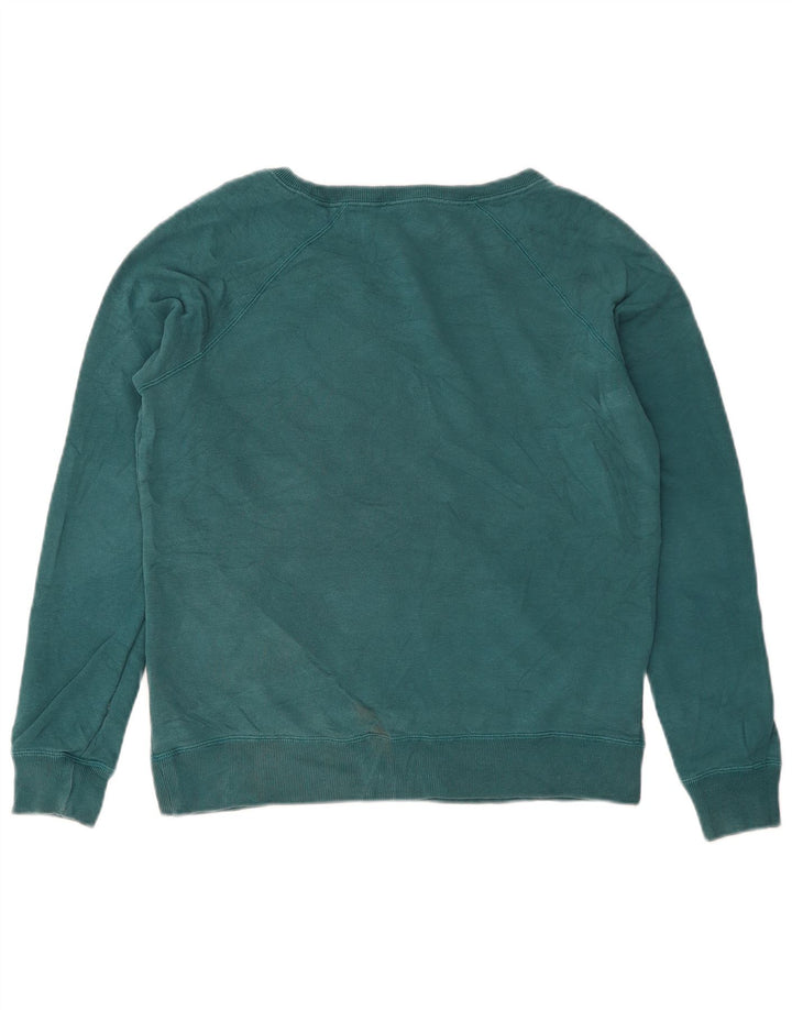 Felpa grafica da donna Nike Jumper UK 14 cotone verde medio