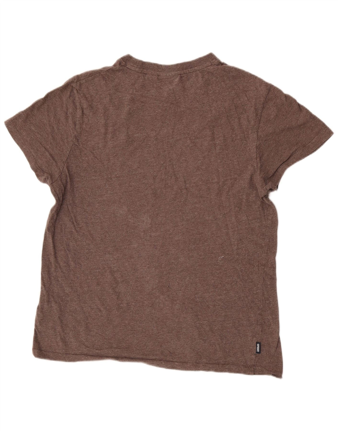 T-shirt da uomo Superdry Top XL in cotone marrone