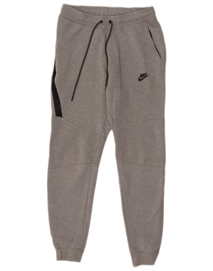 Pantaloni da tuta da uomo Nike Joggers piccoli in cotone chiazzato grigio