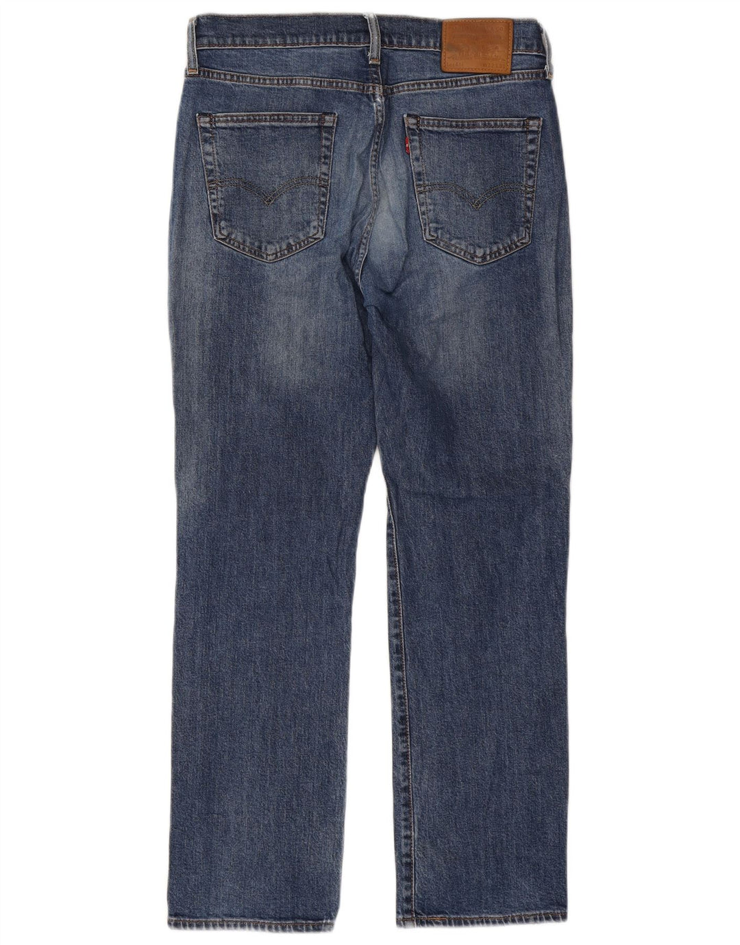 Levi's Uomo 514 Jeans dritti invecchiati W32 L30 Cotone blu