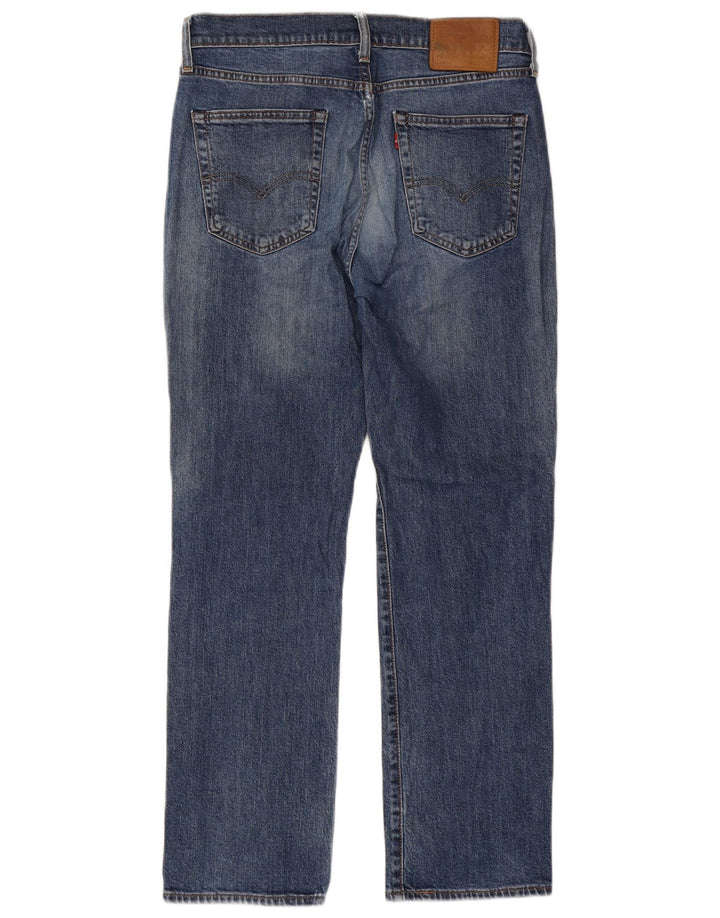 Levi's Uomo 514 Jeans dritti invecchiati W32 L30 Cotone blu