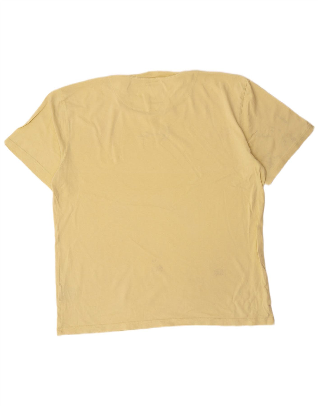 T-shirt grafica da uomo Karl Kani Top in cotone giallo medio