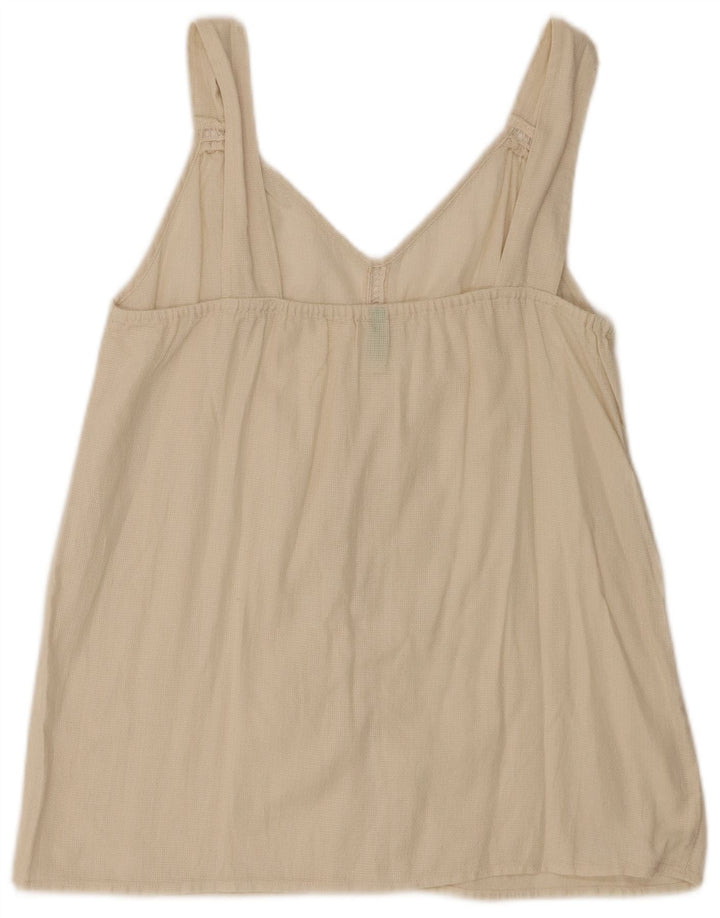 Top da donna Benetton Cami Top UK 12 medio bianco sporco