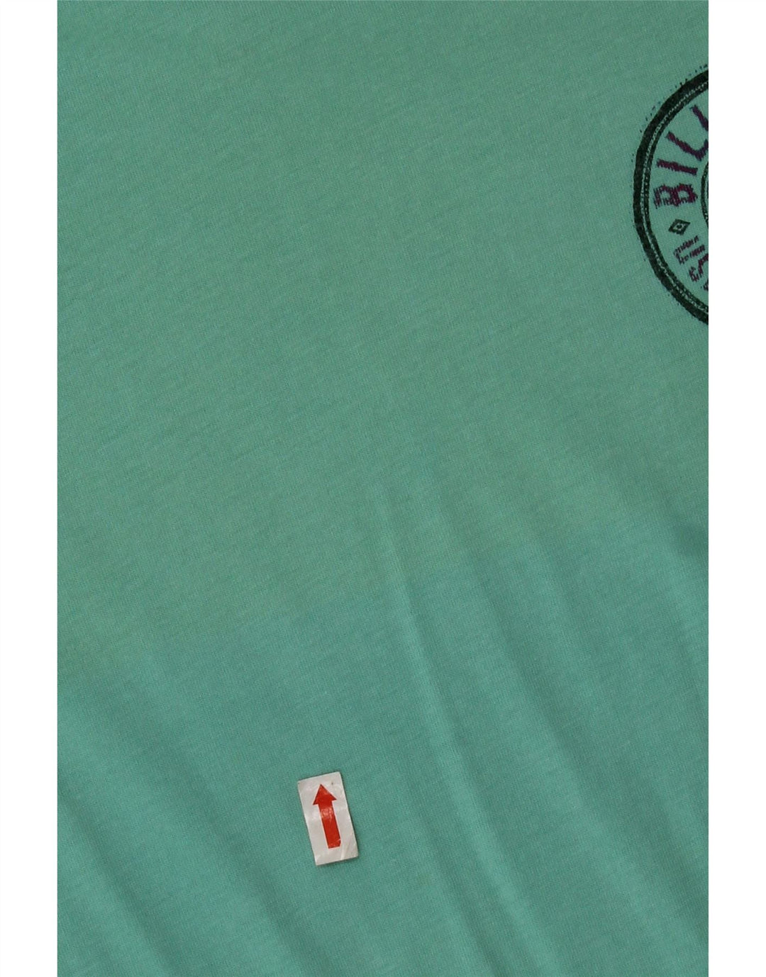 T-shirt grafica da uomo su misura Billabong Top piccola in cotone verde