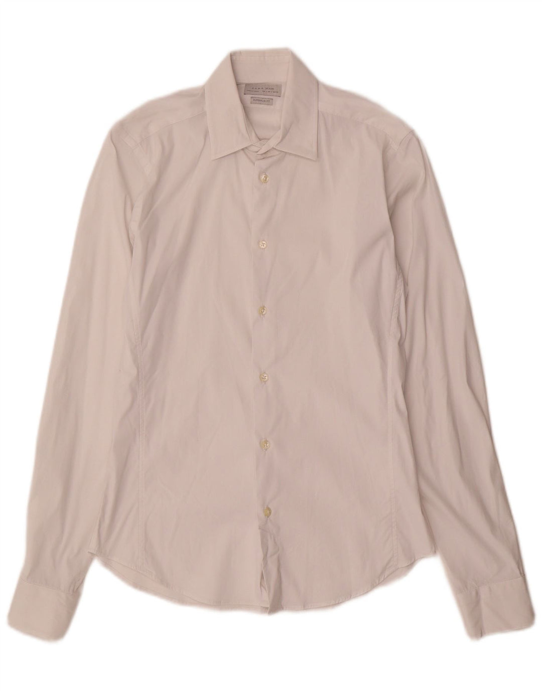 Camicia Zara da uomo super slim fit piccola bianca