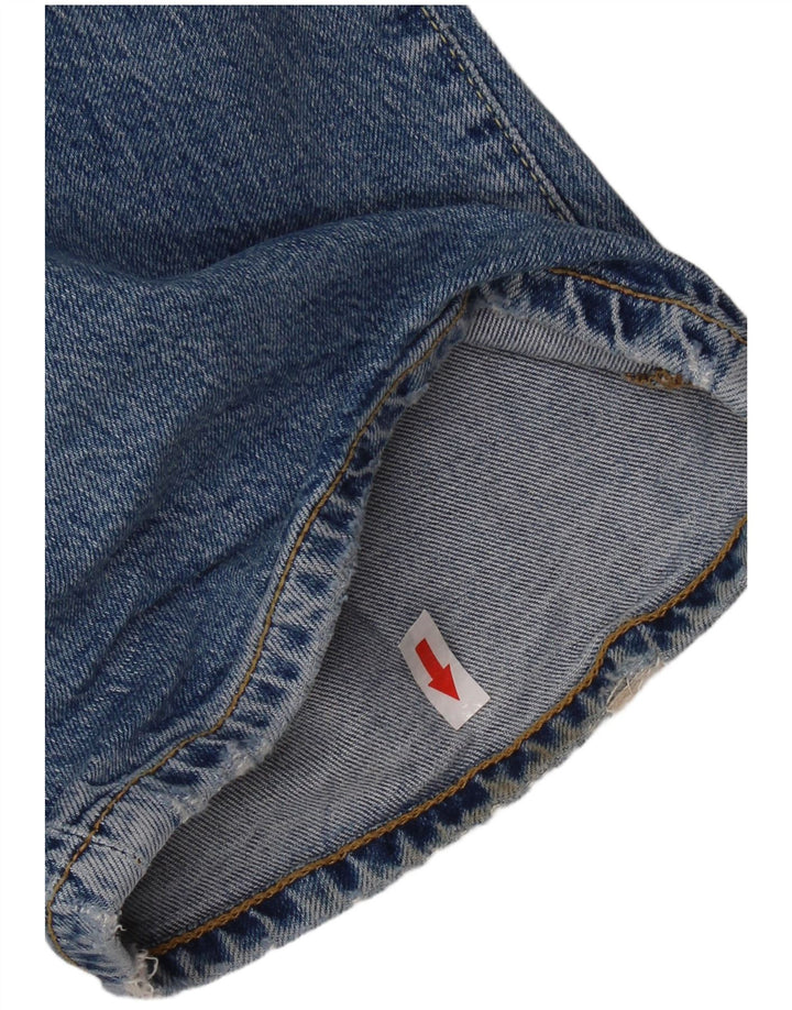 Jeans bootcut da donna invecchiati SUPERDRY W30 L30 cotone blu
