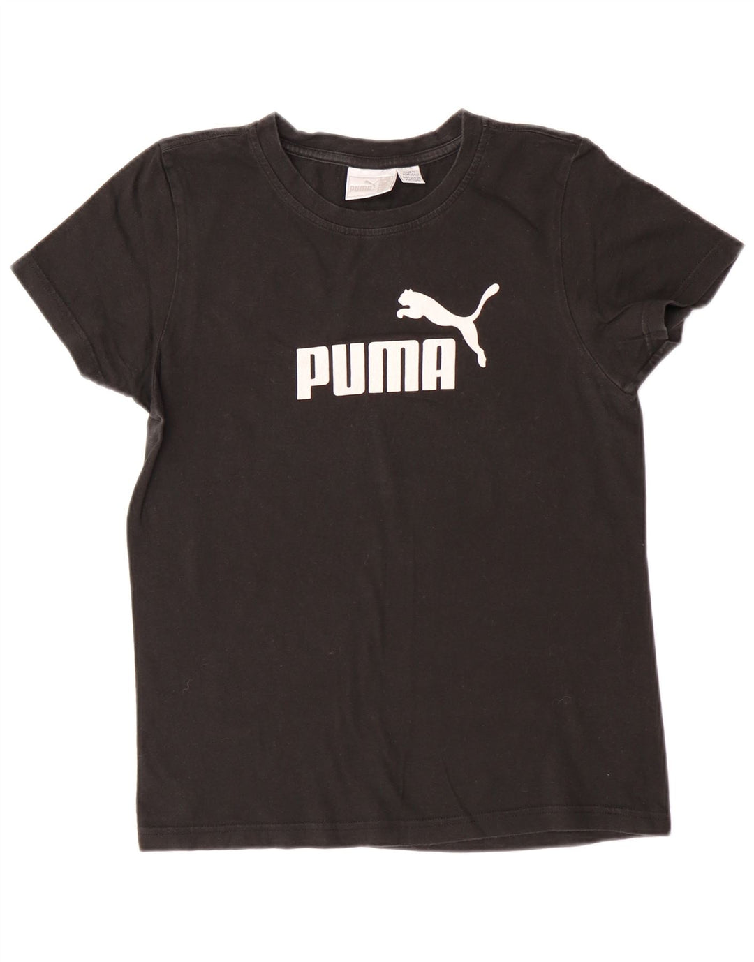 T-shirt grafica da donna PUMA Top UK 14 Large Nera