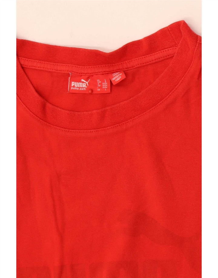 Canotta grafica da uomo Puma Large rossa