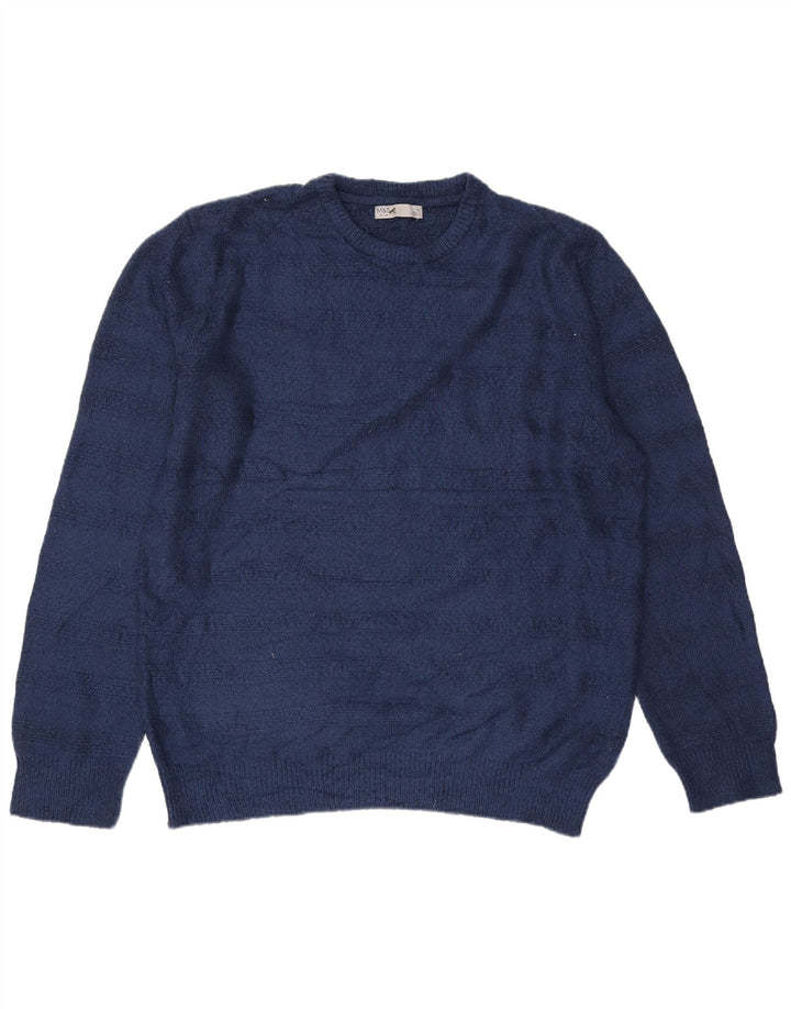 Maglione maglione girocollo da uomo Marks & Spencer XL blu navy
