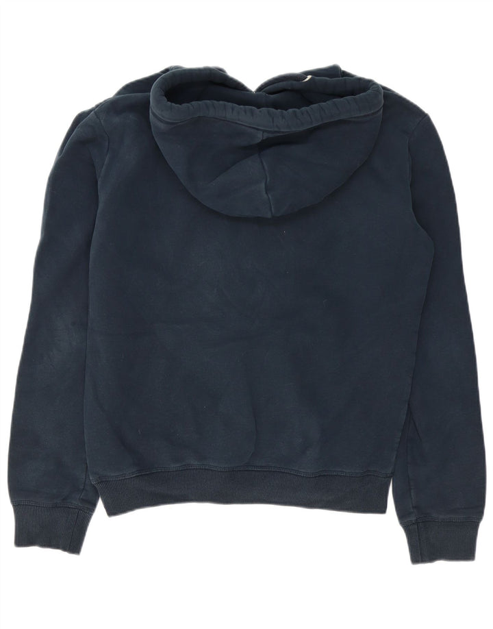Maglione con cappuccio da uomo Superdry Small in cotone blu navy