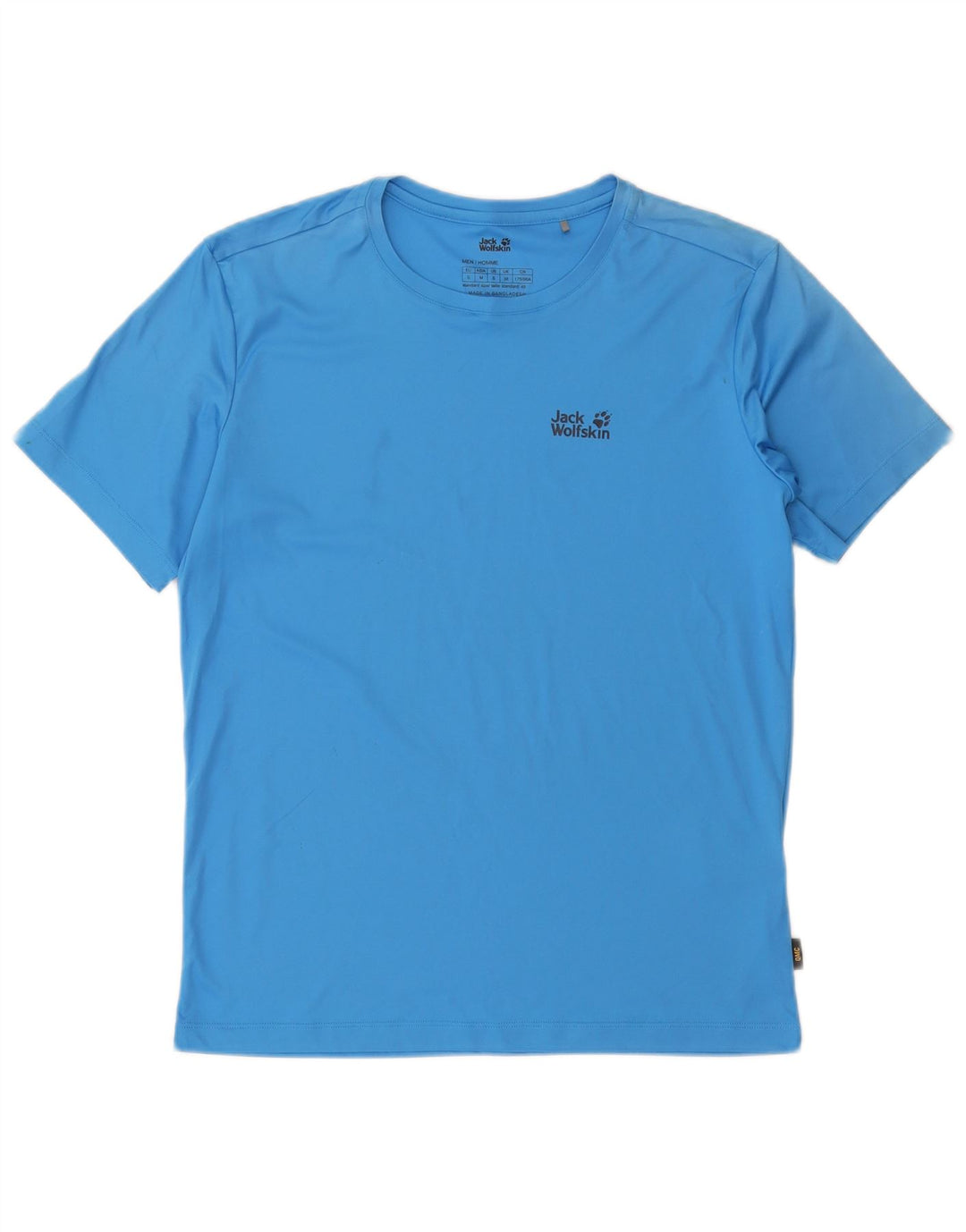 T-shirt da uomo Jack Wolfskin Top UK 38 piccolo poliestere blu
