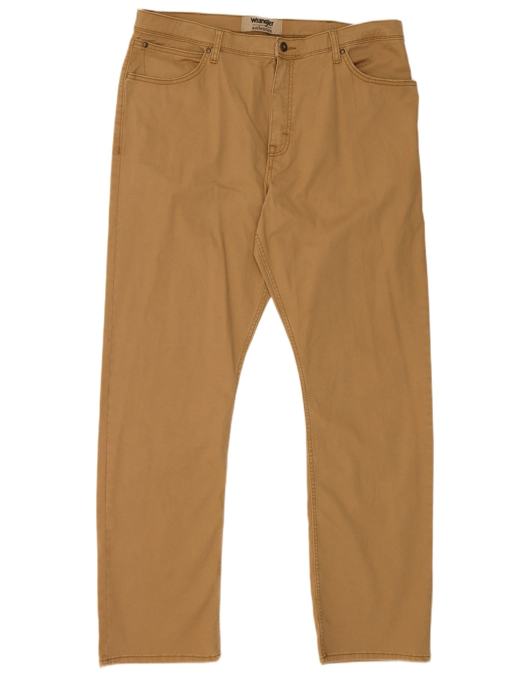 Pantaloni cargo dritti da uomo Wrangler W38 L32 in cotone beige