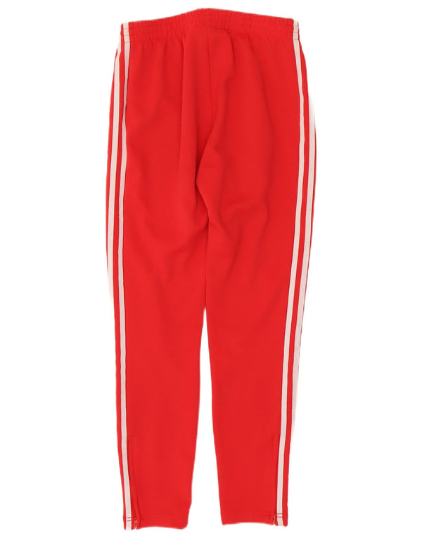 Pantaloni da tuta da donna ADIDAS UK 10 piccoli poliestere rosso
