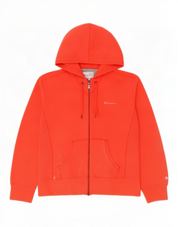 Maglione con cappuccio e zip Champion Heritage Classics da donna UK 14 Medio Rosso