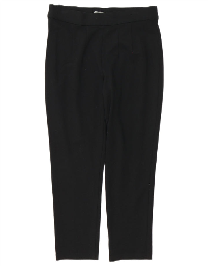 Pantaloni corti slim da donna Marks & Spencer UK 12 medi W30 L24 neri