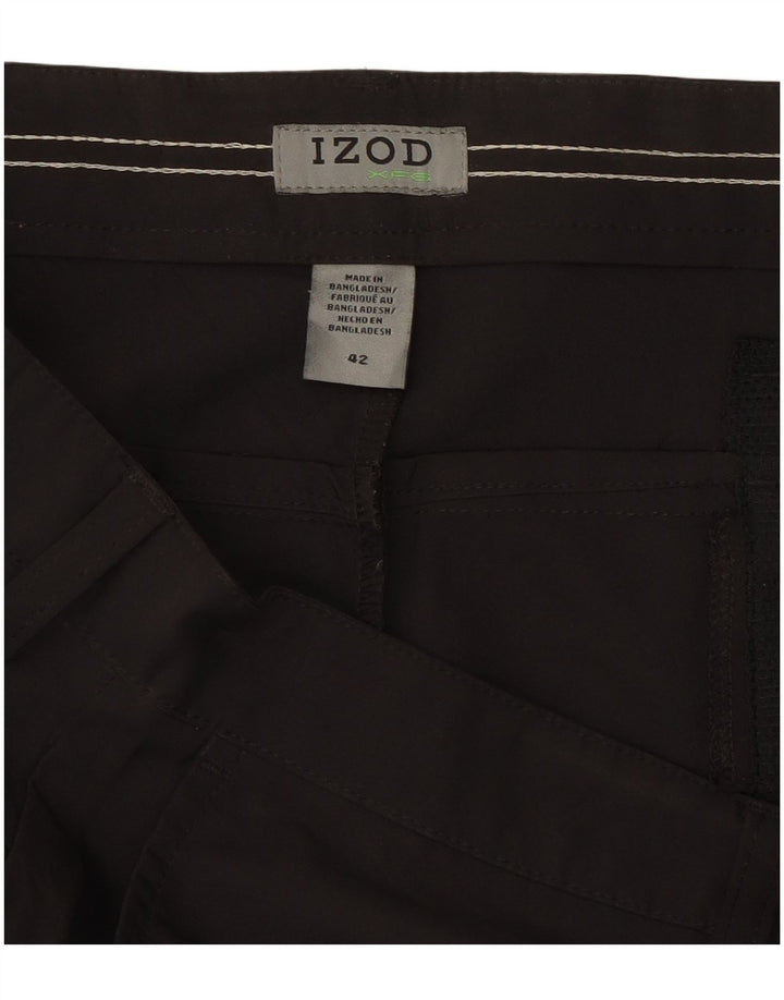 Pantaloncini chino da uomo Izod W42 2XL poliestere nero