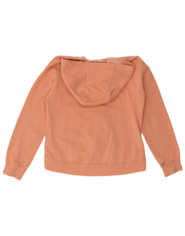 Felpa con cappuccio e zip per ragazze Nike 12-13 anni grande in cotone rosa