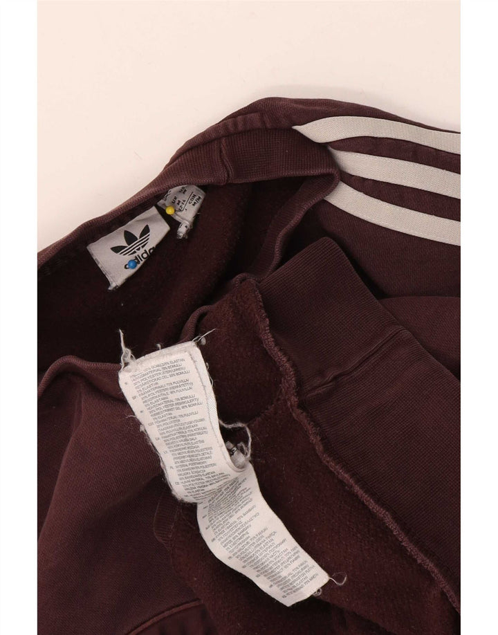 Felpa oversize con grafica Adidas da donna UK 12/14 Marrone medio